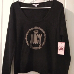 Long Sleeve Juicy Couture Top X-large NWT